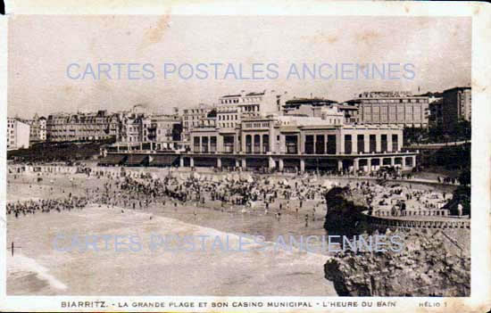 Cartes postales anciennes > CARTES POSTALES > carte postale ancienne > cartes-postales-ancienne.com Nouvelle aquitaine Pyrenees atlantiques Biarritz