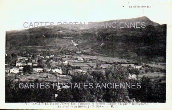 Cartes postales anciennes > CARTES POSTALES > carte postale ancienne > cartes-postales-ancienne.com Nouvelle aquitaine Pyrenees atlantiques Ascain