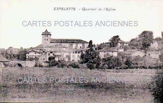 Cartes postales anciennes > CARTES POSTALES > carte postale ancienne > cartes-postales-ancienne.com Nouvelle aquitaine Pyrenees atlantiques Espelette