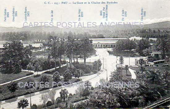 Cartes postales anciennes > CARTES POSTALES > carte postale ancienne > cartes-postales-ancienne.com Nouvelle aquitaine Pyrenees atlantiques Pau