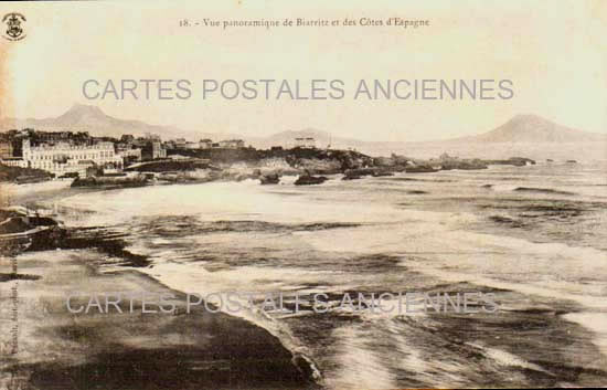 Cartes postales anciennes > CARTES POSTALES > carte postale ancienne > cartes-postales-ancienne.com Nouvelle aquitaine Pyrenees atlantiques Biarritz