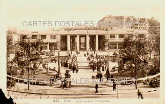 Cartes postales anciennes > CARTES POSTALES > carte postale ancienne > cartes-postales-ancienne.com Nouvelle aquitaine Pyrenees atlantiques Pau