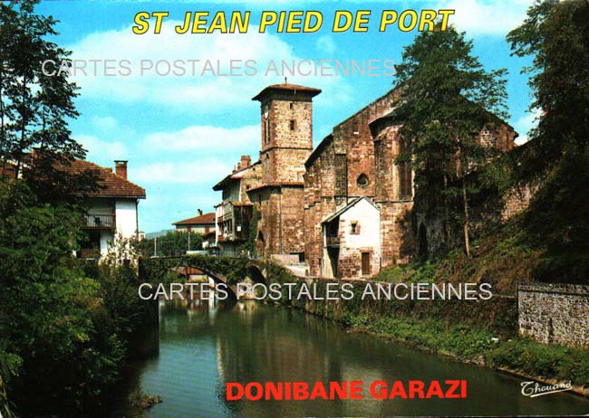 Cartes postales anciennes > CARTES POSTALES > carte postale ancienne > cartes-postales-ancienne.com Nouvelle aquitaine Pyrenees atlantiques Saint Jean Pied De Port