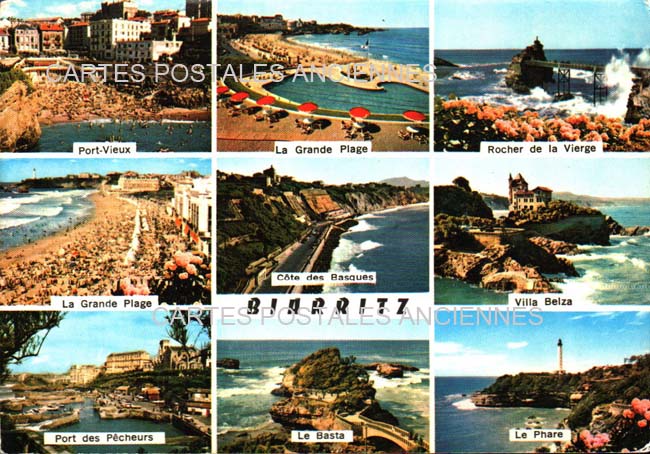Cartes postales anciennes > CARTES POSTALES > carte postale ancienne > cartes-postales-ancienne.com Nouvelle aquitaine Pyrenees atlantiques Biarritz