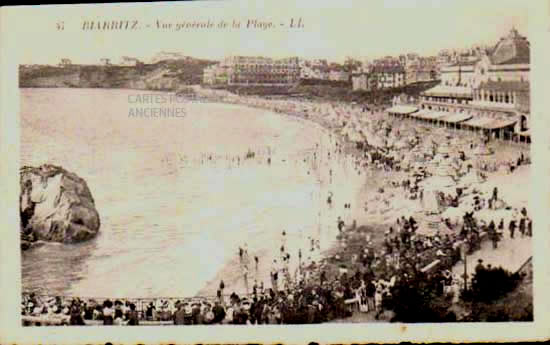 Cartes postales anciennes > CARTES POSTALES > carte postale ancienne > cartes-postales-ancienne.com Nouvelle aquitaine Pyrenees atlantiques Biarritz