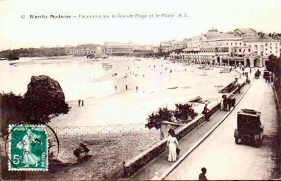 Cartes postales anciennes > CARTES POSTALES > carte postale ancienne > cartes-postales-ancienne.com Nouvelle aquitaine Pyrenees atlantiques Biarritz