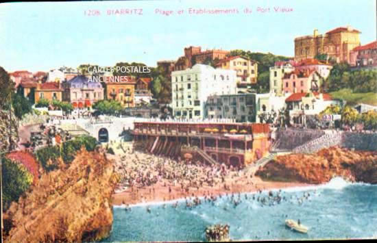 Cartes postales anciennes > CARTES POSTALES > carte postale ancienne > cartes-postales-ancienne.com Nouvelle aquitaine Pyrenees atlantiques Biarritz