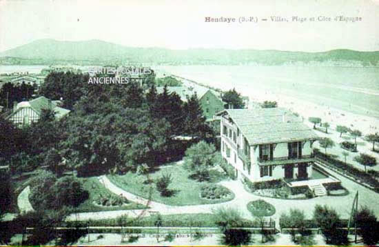 Cartes postales anciennes > CARTES POSTALES > carte postale ancienne > cartes-postales-ancienne.com Nouvelle aquitaine Pyrenees atlantiques Hendaye