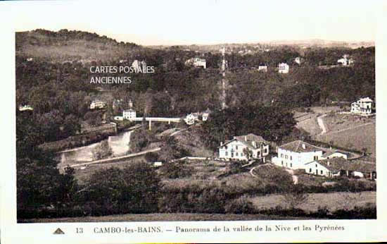 Cartes postales anciennes > CARTES POSTALES > carte postale ancienne > cartes-postales-ancienne.com Nouvelle aquitaine Pyrenees atlantiques Cambo Les Bains