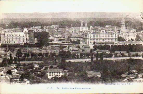 Cartes postales anciennes > CARTES POSTALES > carte postale ancienne > cartes-postales-ancienne.com Nouvelle aquitaine Pyrenees atlantiques Pau