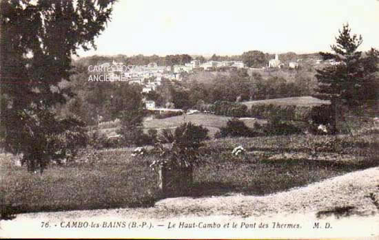 Cartes postales anciennes > CARTES POSTALES > carte postale ancienne > cartes-postales-ancienne.com Nouvelle aquitaine Pyrenees atlantiques Cambo Les Bains