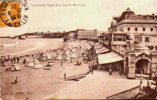 Cartes postales anciennes > CARTES POSTALES > carte postale ancienne > cartes-postales-ancienne.com Nouvelle aquitaine Pyrenees atlantiques Biarritz