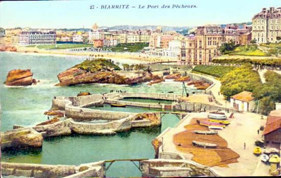Cartes postales anciennes > CARTES POSTALES > carte postale ancienne > cartes-postales-ancienne.com Nouvelle aquitaine Pyrenees atlantiques Biarritz