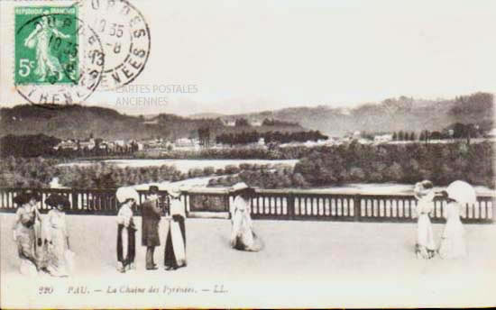 Cartes postales anciennes > CARTES POSTALES > carte postale ancienne > cartes-postales-ancienne.com Nouvelle aquitaine Pyrenees atlantiques Pau