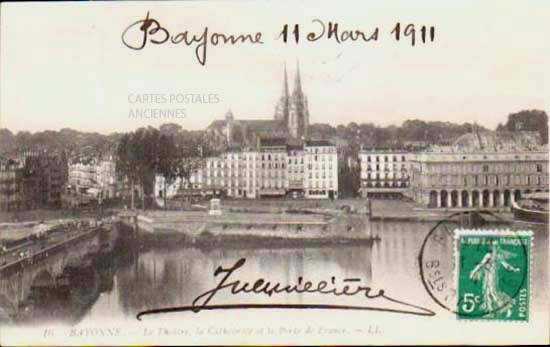 Cartes postales anciennes > CARTES POSTALES > carte postale ancienne > cartes-postales-ancienne.com Nouvelle aquitaine Pyrenees atlantiques Bayonne