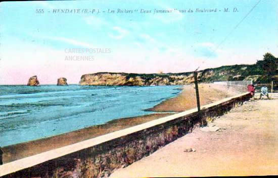 Cartes postales anciennes > CARTES POSTALES > carte postale ancienne > cartes-postales-ancienne.com Nouvelle aquitaine Pyrenees atlantiques Hendaye
