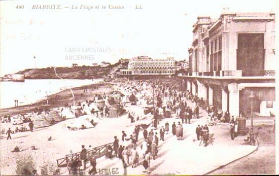 Cartes postales anciennes > CARTES POSTALES > carte postale ancienne > cartes-postales-ancienne.com Nouvelle aquitaine Pyrenees atlantiques Biarritz