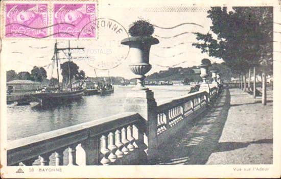 Cartes postales anciennes > CARTES POSTALES > carte postale ancienne > cartes-postales-ancienne.com Nouvelle aquitaine Pyrenees atlantiques Bayonne
