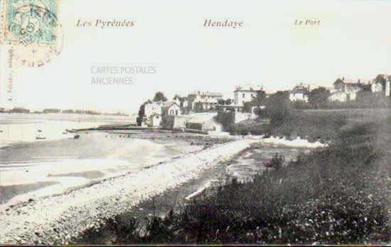 Cartes postales anciennes > CARTES POSTALES > carte postale ancienne > cartes-postales-ancienne.com Nouvelle aquitaine Pyrenees atlantiques Hendaye