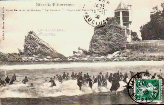 Cartes postales anciennes > CARTES POSTALES > carte postale ancienne > cartes-postales-ancienne.com Nouvelle aquitaine Pyrenees atlantiques Biarritz