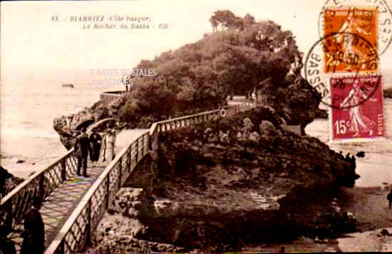 Cartes postales anciennes > CARTES POSTALES > carte postale ancienne > cartes-postales-ancienne.com Nouvelle aquitaine Pyrenees atlantiques Biarritz