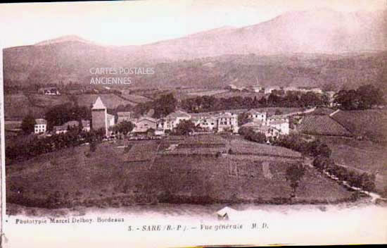 Cartes postales anciennes > CARTES POSTALES > carte postale ancienne > cartes-postales-ancienne.com Nouvelle aquitaine Pyrenees atlantiques Sare