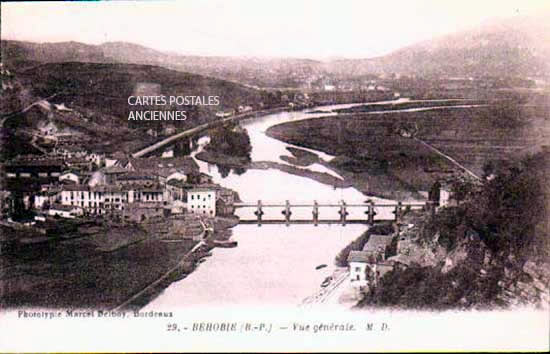 Cartes postales anciennes > CARTES POSTALES > carte postale ancienne > cartes-postales-ancienne.com Nouvelle aquitaine Pyrenees atlantiques Behobie