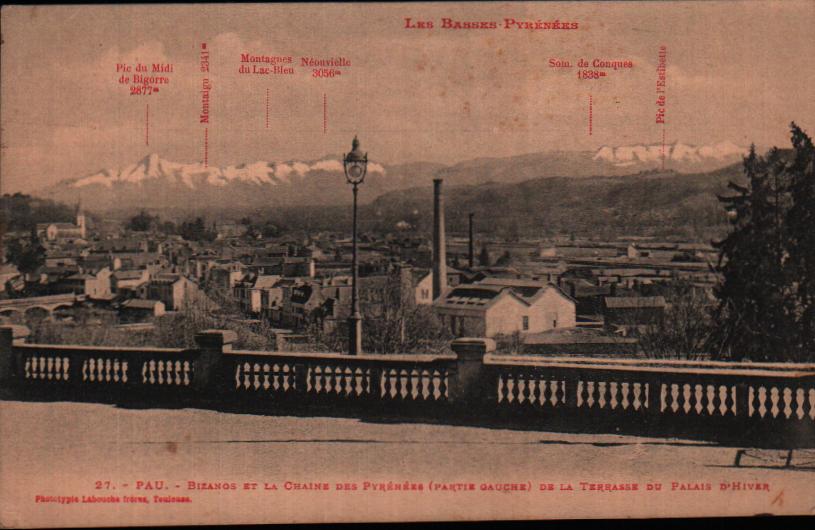 Cartes postales anciennes > CARTES POSTALES > carte postale ancienne > cartes-postales-ancienne.com Nouvelle aquitaine Pyrenees atlantiques Pau