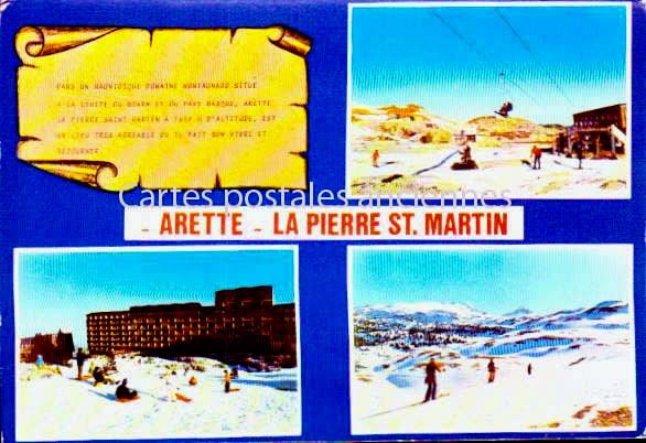 Cartes postales anciennes > CARTES POSTALES > carte postale ancienne > cartes-postales-ancienne.com Nouvelle aquitaine Pyrenees atlantiques Arette