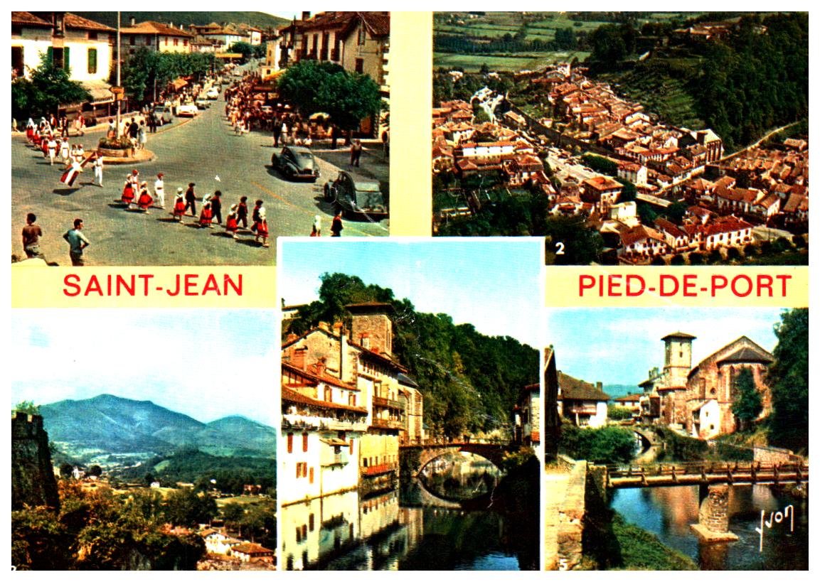 Cartes postales anciennes > CARTES POSTALES > carte postale ancienne > cartes-postales-ancienne.com Nouvelle aquitaine Pyrenees atlantiques Saint Jean Pied De Port