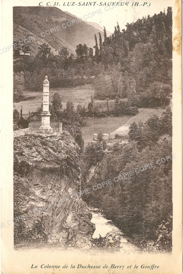 Cartes postales anciennes > CARTES POSTALES > carte postale ancienne > cartes-postales-ancienne.com Occitanie Hautes pyrenees Luz Saint Sauveur