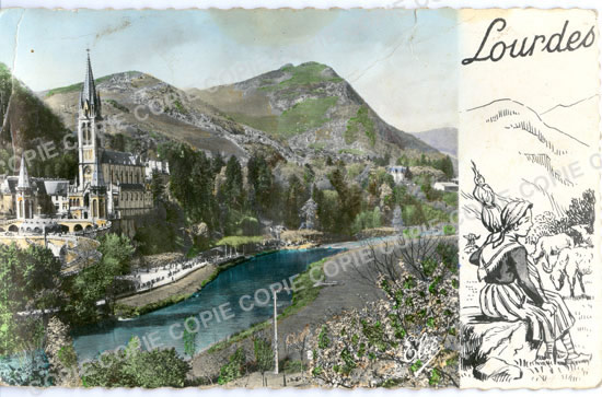 Cartes postales anciennes > CARTES POSTALES > carte postale ancienne > cartes-postales-ancienne.com Occitanie Hautes pyrenees Lourdes