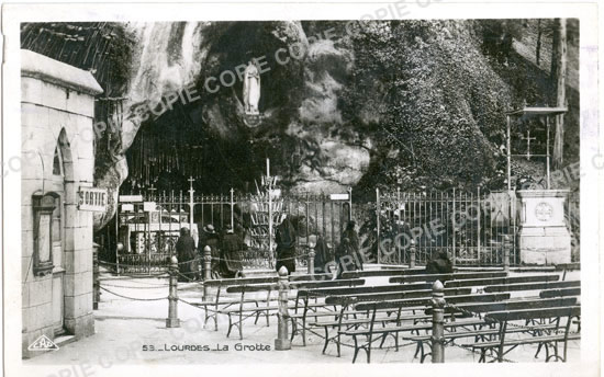 Cartes postales anciennes > CARTES POSTALES > carte postale ancienne > cartes-postales-ancienne.com Occitanie Hautes pyrenees Lourdes