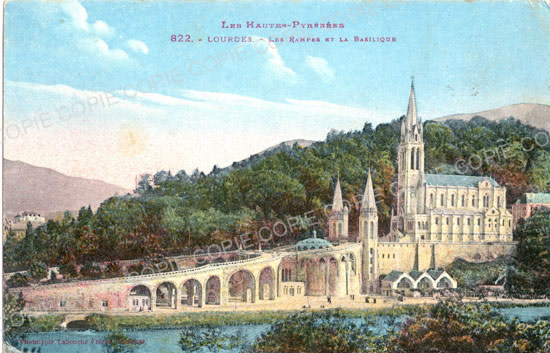 Cartes postales anciennes > CARTES POSTALES > carte postale ancienne > cartes-postales-ancienne.com Occitanie Hautes pyrenees Lourdes