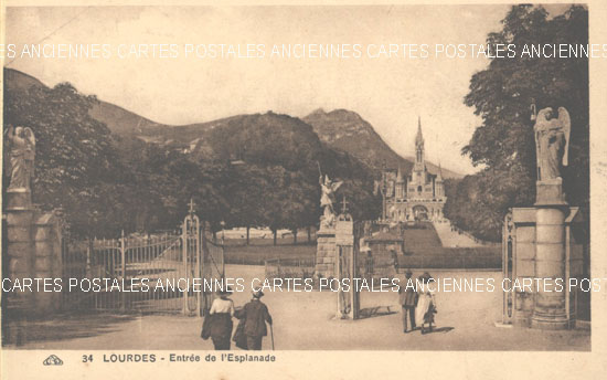 Cartes postales anciennes > CARTES POSTALES > carte postale ancienne > cartes-postales-ancienne.com Hautes pyrenees  Lourdes