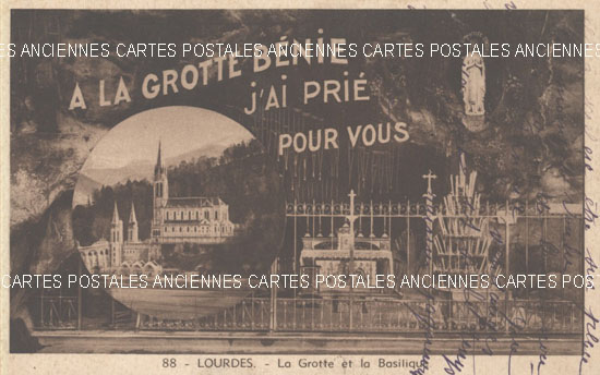 Cartes postales anciennes > CARTES POSTALES > carte postale ancienne > cartes-postales-ancienne.com Hautes pyrenees  Lourdes