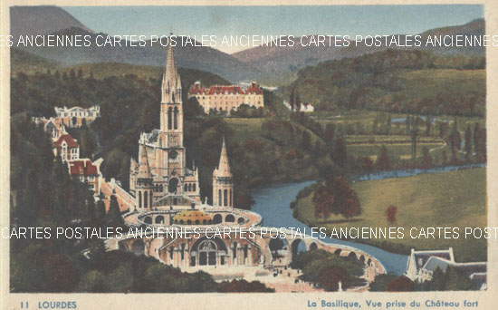 Cartes postales anciennes > CARTES POSTALES > carte postale ancienne > cartes-postales-ancienne.com Hautes pyrenees  Lourdes