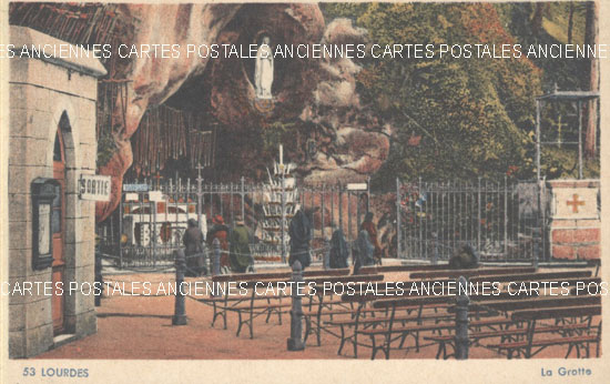 Cartes postales anciennes > CARTES POSTALES > carte postale ancienne > cartes-postales-ancienne.com Hautes pyrenees  Lourdes
