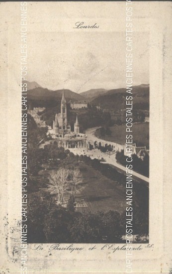 Cartes postales anciennes > CARTES POSTALES > carte postale ancienne > cartes-postales-ancienne.com Hautes pyrenees  Lourdes
