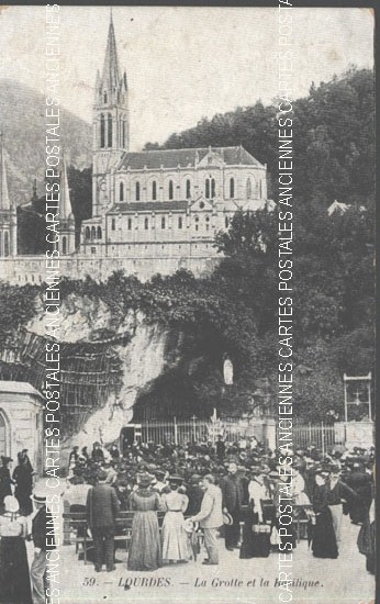 Cartes postales anciennes > CARTES POSTALES > carte postale ancienne > cartes-postales-ancienne.com Hautes pyrenees  Lourdes