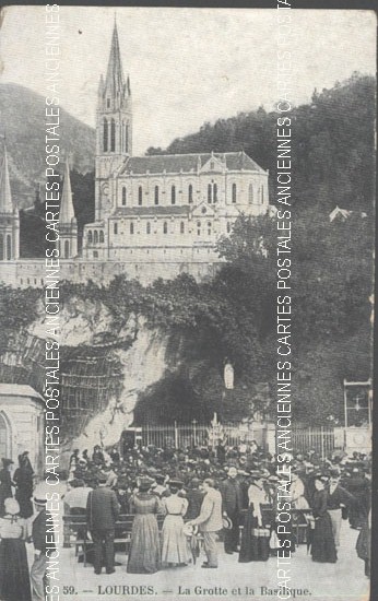 Cartes postales anciennes > CARTES POSTALES > carte postale ancienne > cartes-postales-ancienne.com Hautes pyrenees  Lourdes