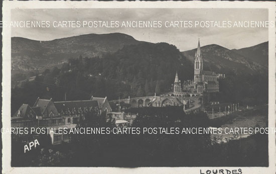 Cartes postales anciennes > CARTES POSTALES > carte postale ancienne > cartes-postales-ancienne.com Occitanie Hautes pyrenees Lourdes