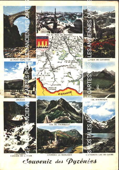 Cartes postales anciennes > CARTES POSTALES > carte postale ancienne > cartes-postales-ancienne.com Occitanie Hautes pyrenees Lourdes