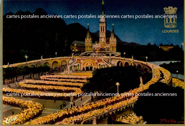 Cartes postales anciennes > CARTES POSTALES > carte postale ancienne > cartes-postales-ancienne.com Occitanie Hautes pyrenees Lourdes