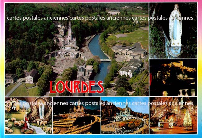 Cartes postales anciennes > CARTES POSTALES > carte postale ancienne > cartes-postales-ancienne.com Occitanie Hautes pyrenees Lourdes