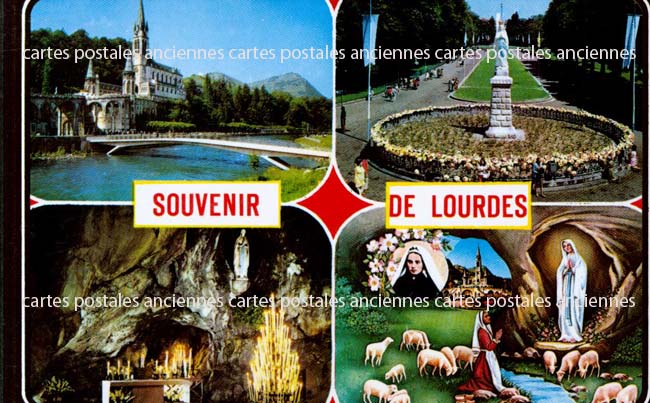 Cartes postales anciennes > CARTES POSTALES > carte postale ancienne > cartes-postales-ancienne.com Occitanie Hautes pyrenees Lourdes