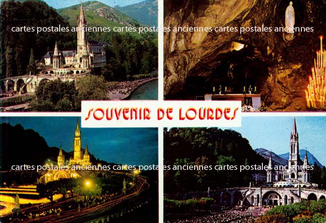 Cartes postales anciennes > CARTES POSTALES > carte postale ancienne > cartes-postales-ancienne.com Occitanie Hautes pyrenees Lourdes