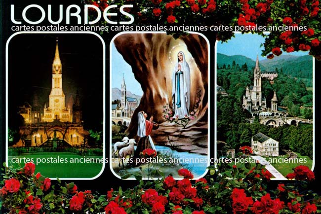 Cartes postales anciennes > CARTES POSTALES > carte postale ancienne > cartes-postales-ancienne.com Occitanie Hautes pyrenees Lourdes