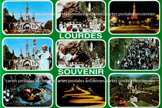 Cartes postales anciennes > CARTES POSTALES > carte postale ancienne > cartes-postales-ancienne.com Occitanie Hautes pyrenees Lourdes