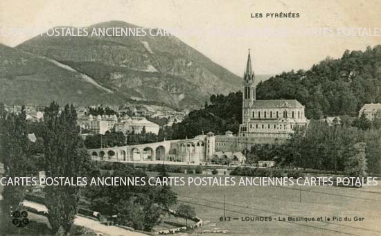 Cartes postales anciennes > CARTES POSTALES > carte postale ancienne > cartes-postales-ancienne.com Occitanie Hautes pyrenees Lourdes